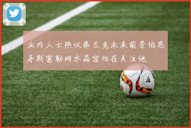 业内人士热议弗兰克未来前景伯恩茅斯富勒姆水晶宫均在关注他