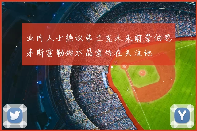 业内人士热议弗兰克未来前景伯恩茅斯富勒姆水晶宫均在关注他