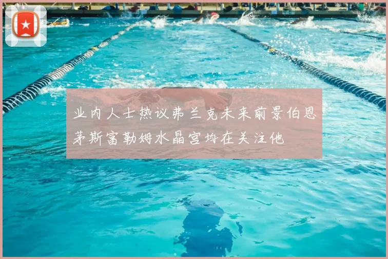 业内人士热议弗兰克未来前景伯恩茅斯富勒姆水晶宫均在关注他